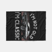 I&#; m not Old I&#; m Clic Funny Mens Christmas Gi Fleecedecke (Vorderseite (Horizontal))