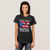 I m Not Yelling Puerto Rican Boricua Pride Frog So T-Shirt (Vorne ganz)