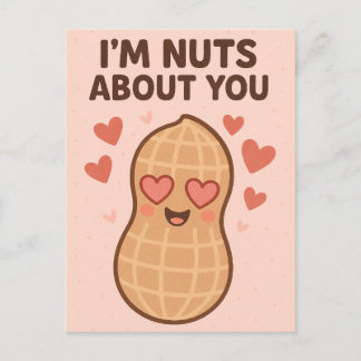 I’m Nuts About You Feiertagspostkarte