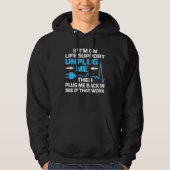 I m On Life Support Unplug Me Electrical Engineeri Hoodie (Vorderseite)