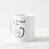 I’m Purr-fect (or Perfect) For, Simple Cat Lover Kaffeetasse (Vorderseite Links)