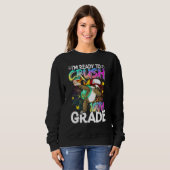 I m Ready To Crush 10th Grade Dabbing Sloth Back T Sweatshirt (Vorne ganz)