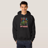 I m Ready To Crush 3rd Grade Dinosaur Rex Back To  Hoodie (Vorne ganz)