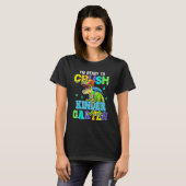 I m Ready To Crush Kindergarten Dinosaur Back To S T-Shirt (Vorne ganz)