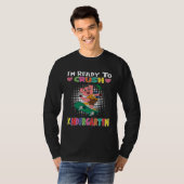 I m Ready To Crush Kindergarten Skateboarding Pig T-Shirt (Vorne ganz)