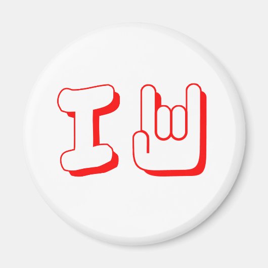 I \m/ Rock - Emo, Rocker, Alternative, Musik Magnet (Vorne)