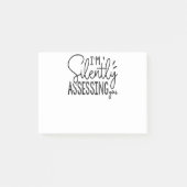 I’m Silently Assessing You Post-it Klebezettel (Vorderseite)