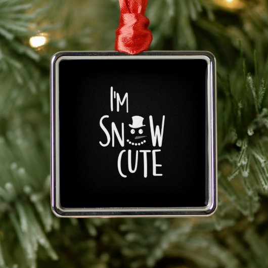 *I M SNOW NIEDLICH* CHRISTMAS ORNAMENT AUS METALL (Baum)