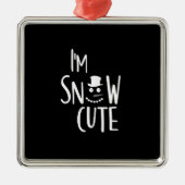 *I M SNOW NIEDLICH* CHRISTMAS ORNAMENT AUS METALL (Vorne)