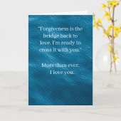 I’m Sorry Relationship Card | Elegant Apology Karte (Gelbe Blume)