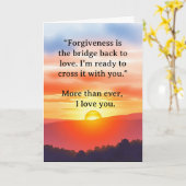 I’m Sorry Relationship Card Karte (Gelbe Blume)