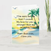 I’m Sorry Relationship Card Karte (Vorderseite)