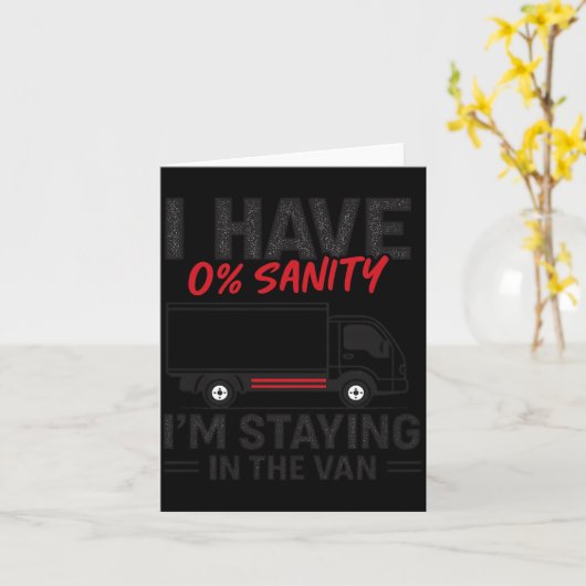 I’m Staying In The Van Funny Phasmophobia Gamer Me Karte (Gelbe Blume)