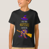 I’m The Artsy Witch Family Matching Costume Hallow T-Shirt (Vorderseite)
