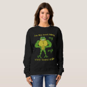 I m The Best Thing My Wife Ever Found Online Frog Sweatshirt (Vorne ganz)