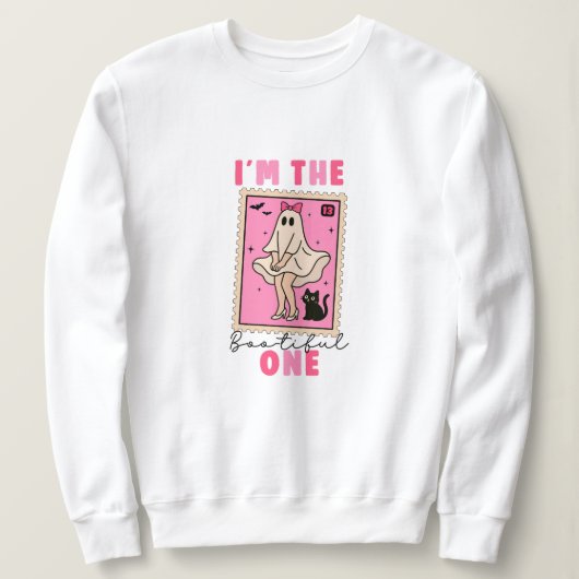 I’m the Bootiful One Cute Ghost Halloween Design | Sweatshirt (Design vorne)