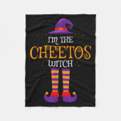 I’m The Cheetos Witch Halloween Family Matching Co Fleecedecke (Vorderseite)