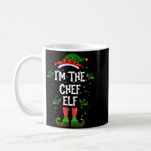 I’m The Chef Elf Christmas Xmas Pajama Pj Men Wome Kaffeetasse (Links)