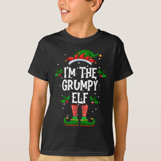 I’m The Mpy Elf Christmas Xmas Pajama Pj Men Women T-Shirt (Vorderseite)