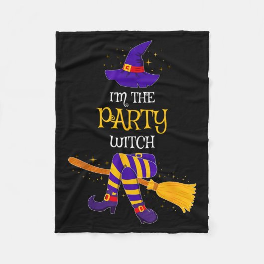 I’m The Party Witch Family Matching Costume Hallow Fleecedecke (Vorderseite)