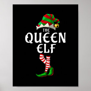 i m the queen elt Shirt passend Weihnachtscostu Poster