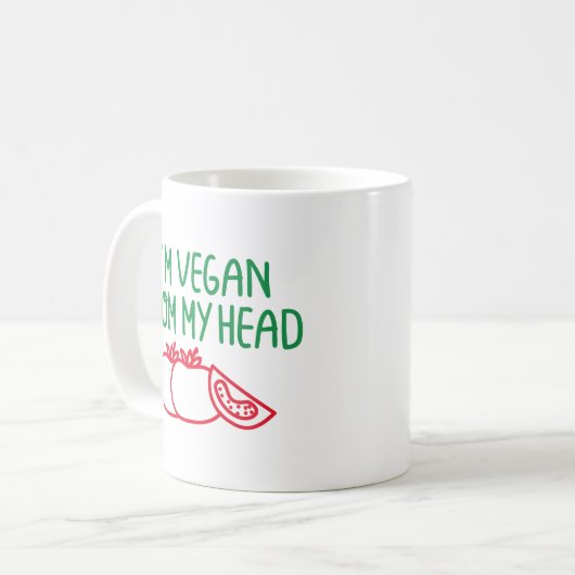 I’m Vegan Kaffeetasse (Vorderseite Links)