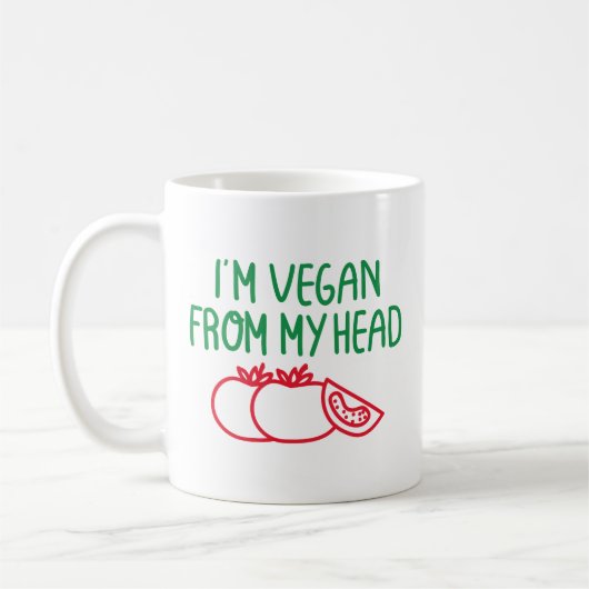 I’m Vegan Kaffeetasse (Links)
