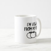 I’m Vegan Kaffeetasse (VorderseiteRechts)