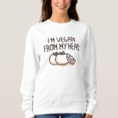 I’m Vegan Sweatshirt (Vorderseite)