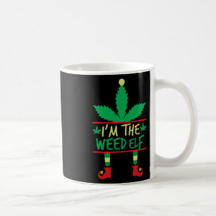 I’m Weed Elf Funny Ugly Christmas Sweater Kaffeetasse