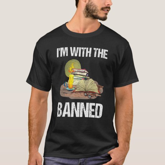 I m With The Banned for a Book T-Shirt (Vorderseite)