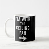 I’m With The Ceiling Fan Funny Halloween Couple Co Kaffeetasse (Links)