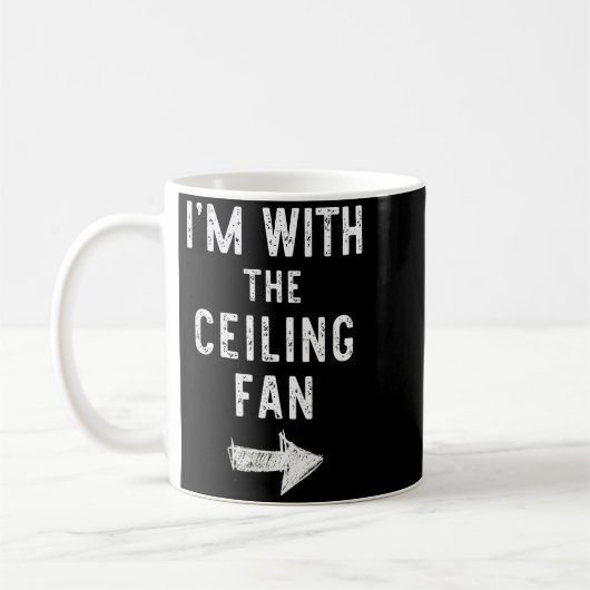 I’m With The Ceiling Fan Funny Halloween Couple Co Kaffeetasse (Links)