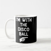 I’m With The Disco Ball Funny Halloween Matching C Kaffeetasse (Links)