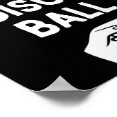 I’m With The Disco Ball Funny Halloween Matching C Poster (Ecke)