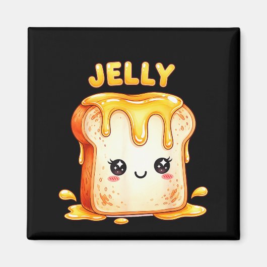 I’m With The Jelly Funny Matching Couple Cute Kawa Magnet (Vorne)