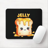 I’m With The Jelly Funny Matching Couple Cute Kawa Mousepad (Mit Mouse)