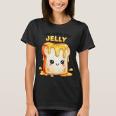 I’m With The Jelly Funny Matching Couple Cute Kawa T-Shirt (Vorderseite)