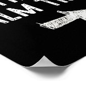 I’m With The Palm Tree Funny Halloween Couple Cost Poster (Ecke)