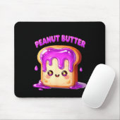 I’m With The Peanut Butter Funny Matching Couple C Mousepad (Mit Mouse)