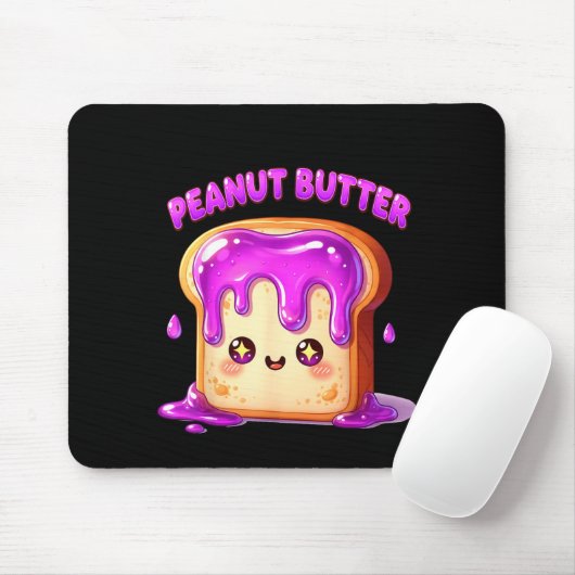 I’m With The Peanut Butter Funny Matching Couple C Mousepad (Mit Mouse)
