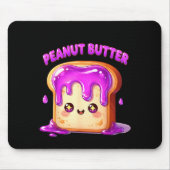I’m With The Peanut Butter Funny Matching Couple C Mousepad (Vorne)