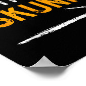 I’m With The Skunk Funny Halloween Matching Couple Poster (Ecke)