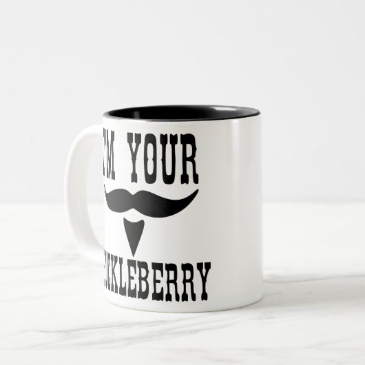 I’m Your Huckleberry  Stash  #USAPatriotGraphics Zweifarbige Tasse (Vorderseite Links)