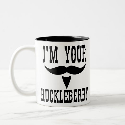 I’m Your Huckleberry  Stash  #USAPatriotGraphics Zweifarbige Tasse (Links)