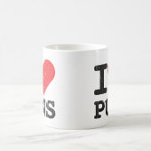I macht Liebe klassische weiße Tasse ein Wortspiel (Mittel)