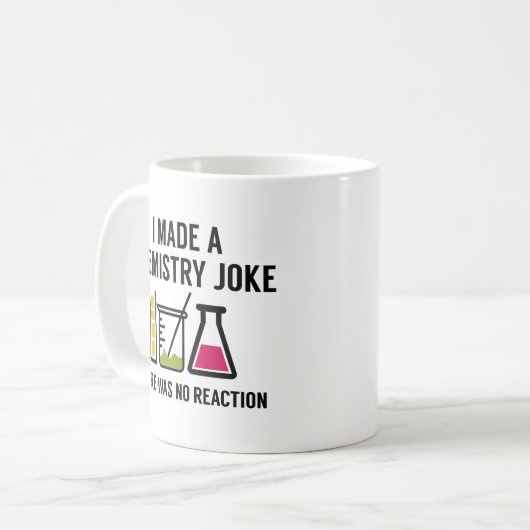 I Made A Chemistry Joke Kaffeetasse (Vorderseite Links)