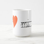 i mag love my mein mir durchschleicht sich kaffeetasse (Mittel)