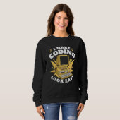 I Make Coding Look Easy Engineer Coder Software De Sweatshirt (Vorne ganz)