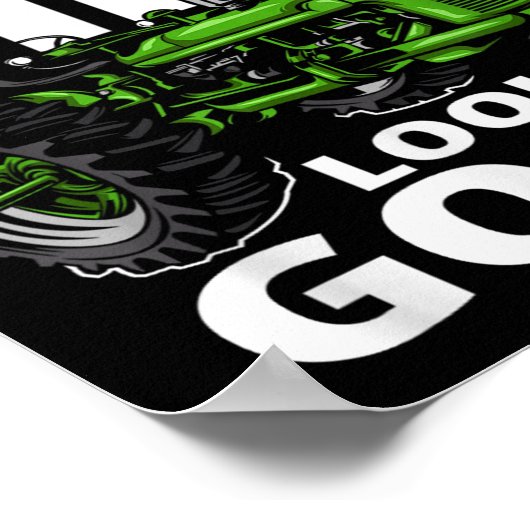 I Make Dirt Look Good - Tractor Driver Poster (Ecke)